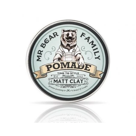 Pomada Matt Clay Mr Bear Family 100ml 4 Pomada Matt Clay Mr Bear Family 100ml - Imagen 2