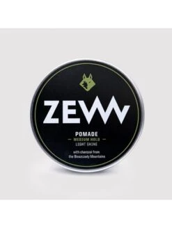 Pomada Para El Cabello Con Carbón Activo Efecto Brillo Zew F