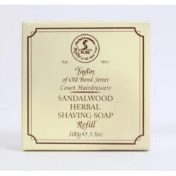 Jabón Afeitar Sándalo Taylor Of Old Bond Street Recambio 100gr -Gifts And Care-ES.com recambio jabon afeitar sandalo 100gr 3