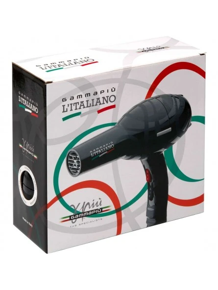 Secador L'Italiano Negro Gamma Piu 4 Secador L'Italiano Negro Gamma Piu - Imagen 2