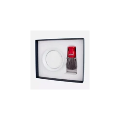 Set 3 Piezas Brocha De Tejón Gris Ruso, Bol De Porcelana Y J -Gifts And Care-ES.com set 3 piezas brocha de tejon gris ruso bol de porcelana y jabon plisson rojo 3