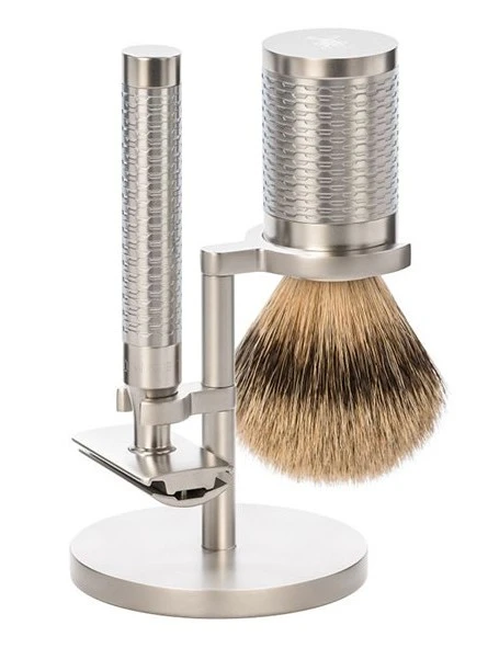 Set Afeitado Mühle Brocha Afeitar & Maquinilla Rocca Mate 3 Set Afeitado Mühle Brocha Afeitar & Maquinilla Rocca Mate