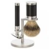 Set Afeitado Mühle Brocha Afeitar & Maquinilla Rocca Negra -Gifts And Care-ES.com set afeitado muehle brocha afeitar maquinilla rocca negra