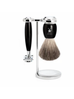 Set Afeitado Mühle Brocha Afeitar, Bol & Maquinilla Cuerno S