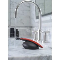 Set De Maquinilla De Afeitar R-1 Roja Y Soporte Bolin Webb -Gifts And Care-ES.com set de maquinilla de afeitar mach 3 roja y soporte bolin webb 6