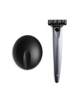 Set Maquinilla Afeitar R-1 Graphite Y Soporte Bolin Webb