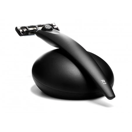 Set De Maquinilla De Afeitar R1 Negro Mate & Stand Bolin Web 7 Set De Maquinilla De Afeitar R1 Negro Mate & Stand Bolin Web - Imagen 5