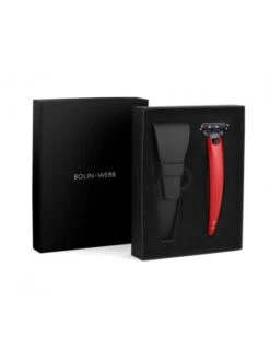 Set De Maquinilla De Afeitar R1-S Monza Roja Y Funda Silicon -Gifts And Care-ES.com set de maquinilla de afeitar r1 s monza roja y funda silicona bolin webb 1