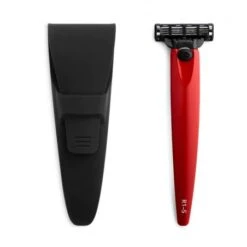 Set De Maquinilla De Afeitar R1-S Monza Roja Y Funda Silicon -Gifts And Care-ES.com set de maquinilla de afeitar r1 s monza roja y funda silicona bolin webb 2