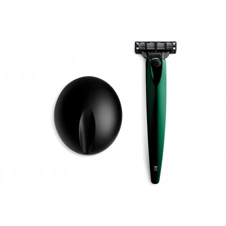 Set De Maquinilla De Afeitar R1 Verde Mate & Stand Bolin Web 6 Set De Maquinilla De Afeitar R1 Verde Mate & Stand Bolin Web - Imagen 4