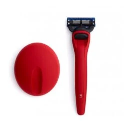 Set De Maquinilla De Afeitar X1 Rojo Mate & Stand Bolin Webb -Gifts And Care-ES.com set de maquinilla de afeitar x1 rojo mate stand bolin webb 3