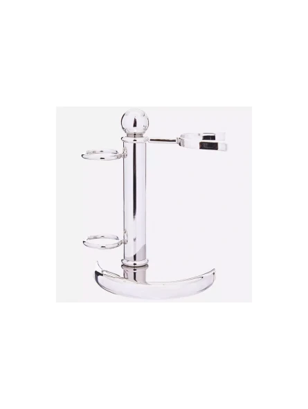 Soporte Brocha Y Maquinilla Plisson Plata 4 Soporte Brocha Y Maquinilla Plisson Plata - Imagen 2