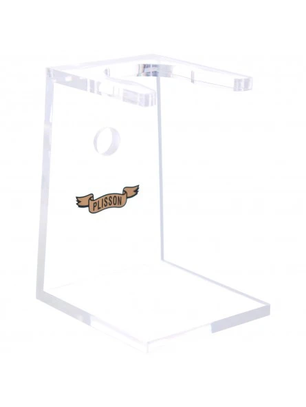 Soporte Brochas De Afeitar Transparente GM Plisson 3 Soporte Brochas De Afeitar Transparente GM Plisson