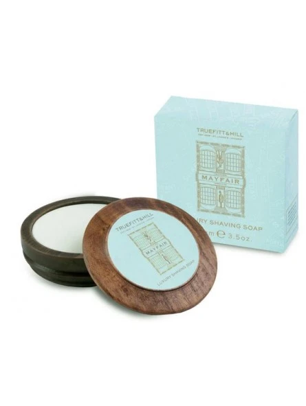 Jabón De Afeitar & Bol Madera Mayfair Truefitt & Hill 99gr 3 Jabón De Afeitar & Bol Madera Mayfair Truefitt & Hill 99gr